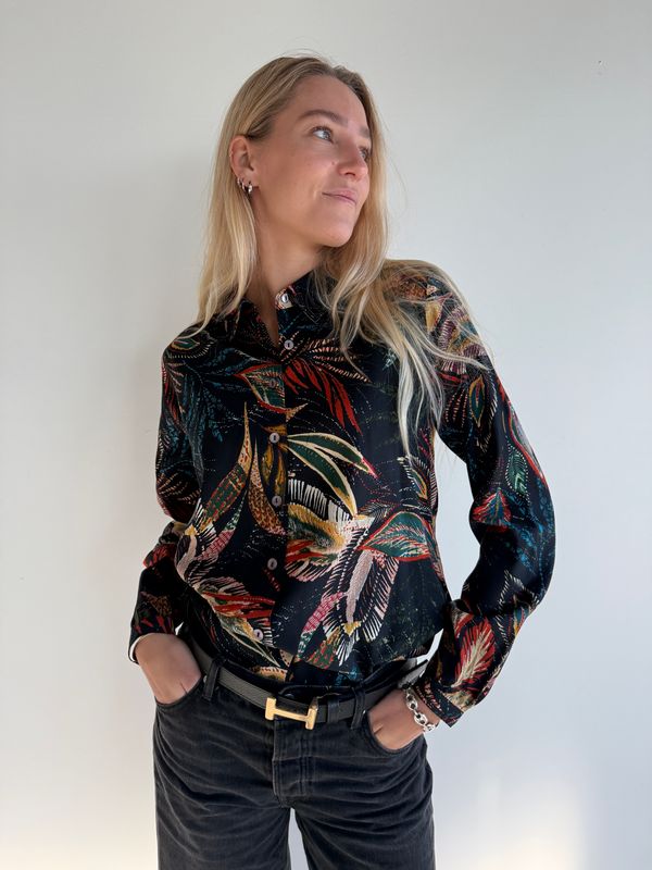 Sissy Blouse Printed Rayon S110 horta BW5-506