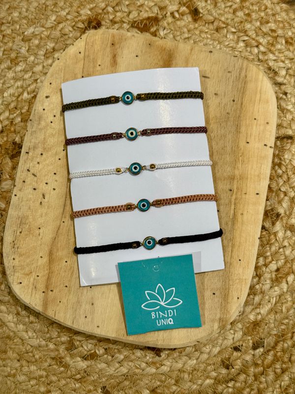 Set of Eye Bracelets 0402 natural BS6-BB05