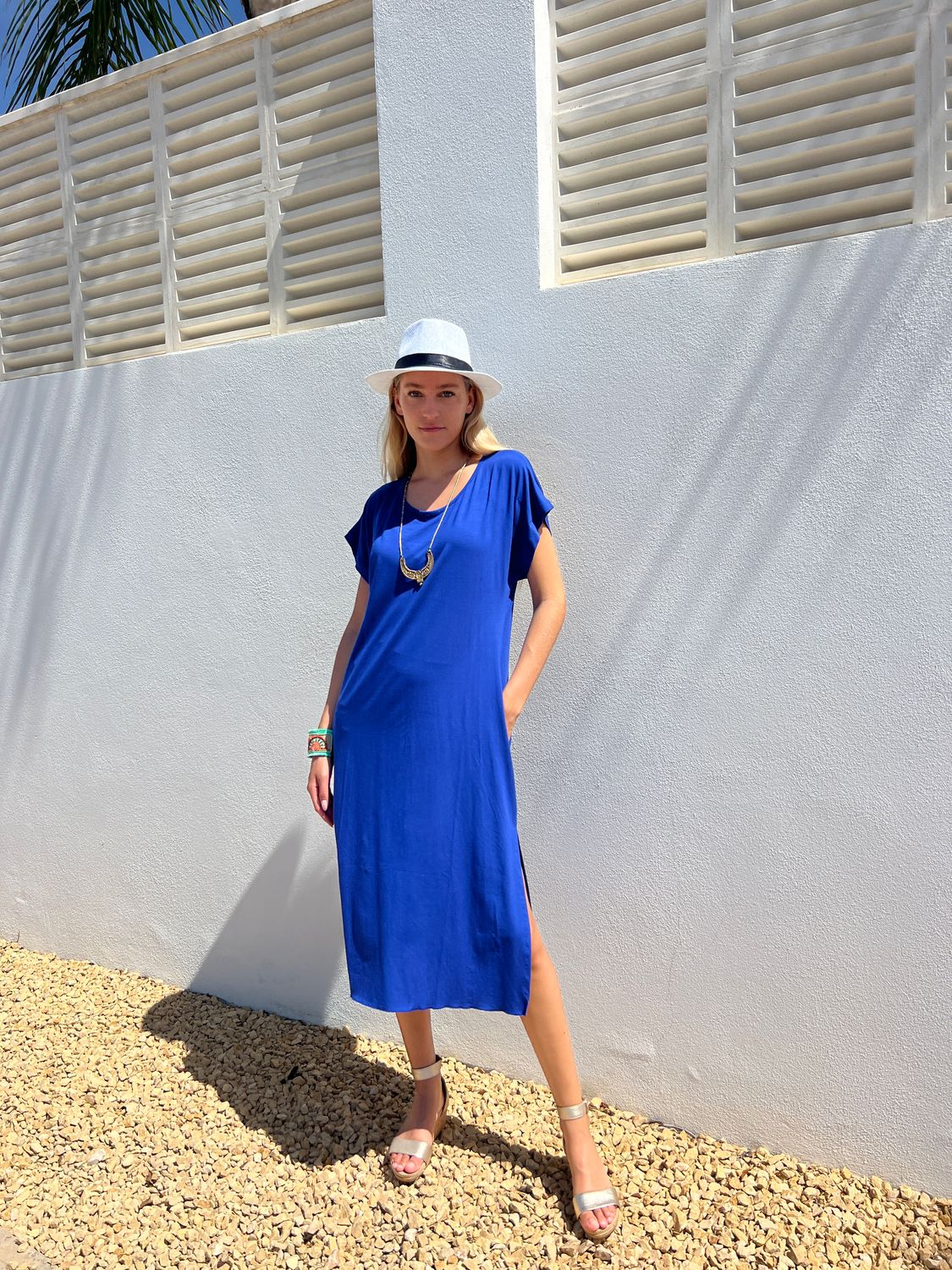 Santa Dress Jersey 0298 deep blue BS6-754