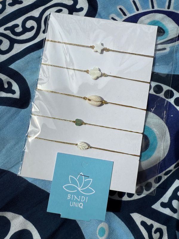 Set of Shell Bracelets 0003 multi BS6-BB07