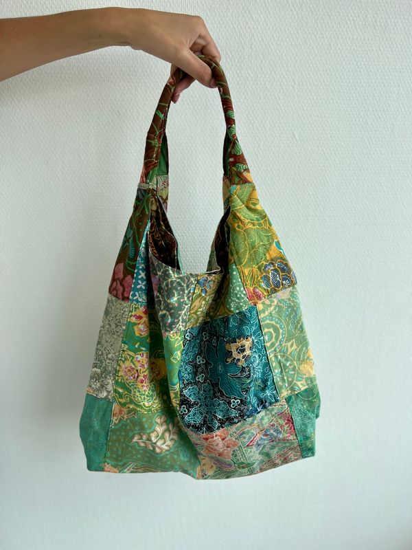 Batik Shopper 0030 green BS6-923