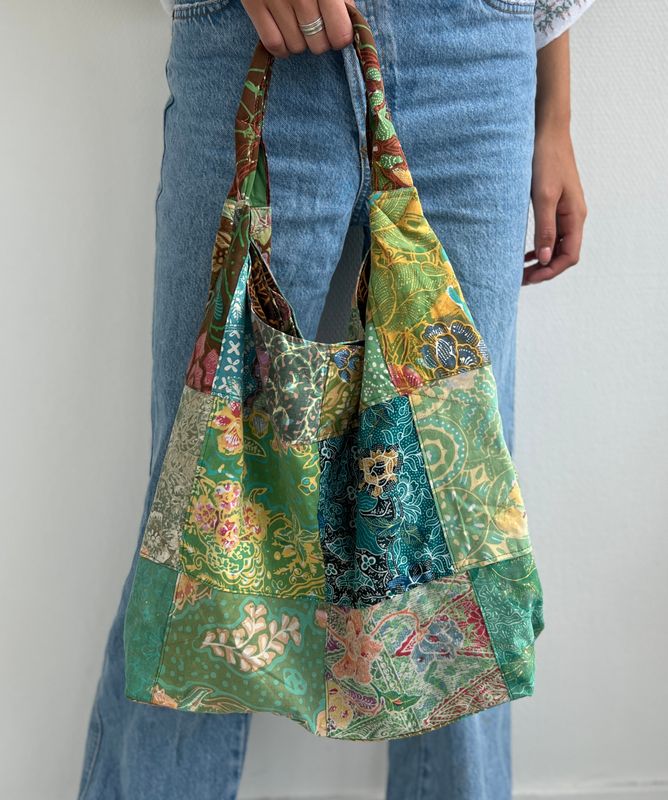 Batik Shopper 0030 green BS6-923