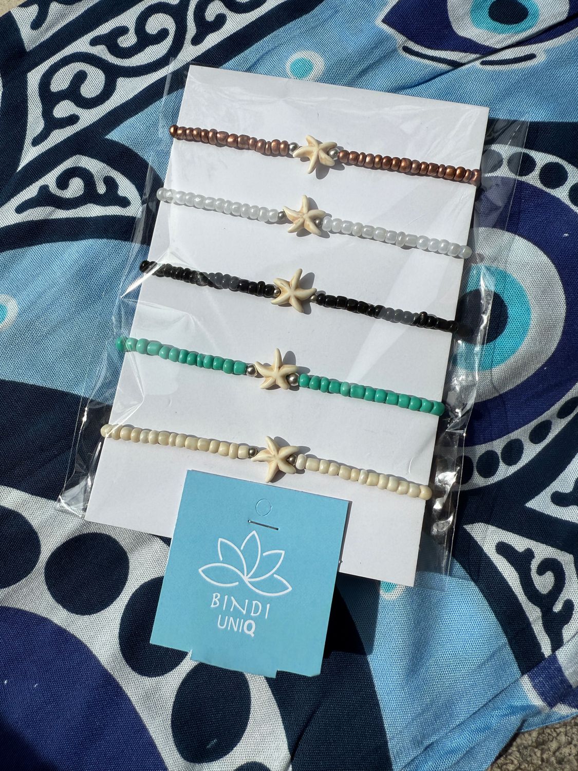Set of Starfish Bracelets 0003 multi BS6-BB06