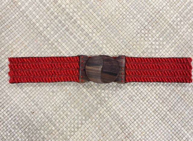 Belt Beads 0051 coral BS6-911