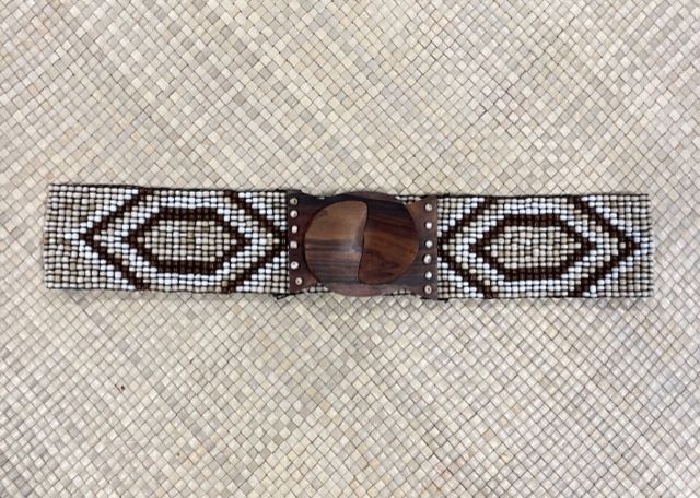 Belt Zigzag 0212 ecru mix BS6-914