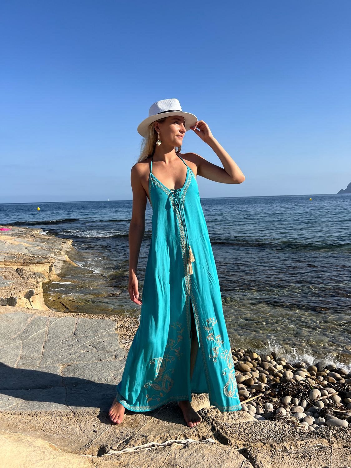 Dress Pablo 0042 turqoise BS6-685