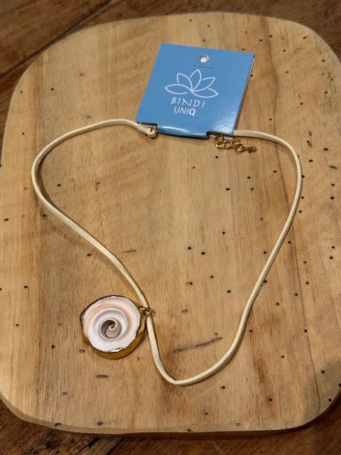 Mini Shell Necklace 0004 natural BS6-BB20