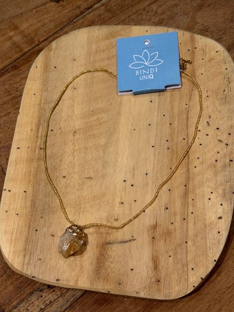 Gemstone Necklace 0013 gold BS6-BB23