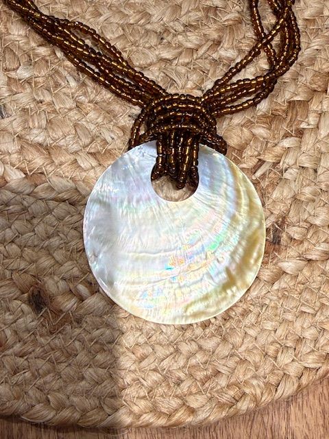 Gili Necklace 0090 brown BS6-BB14