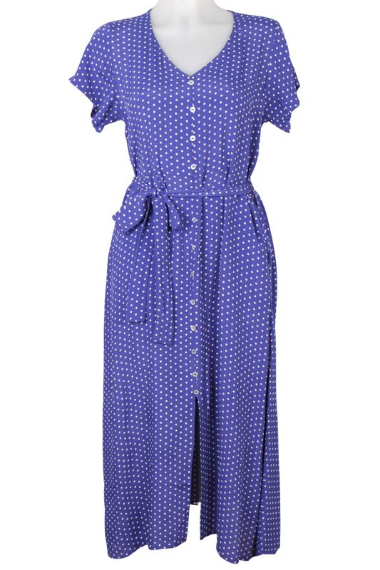 Rosa Dress Printed MC S142 dotty blue BS6-602