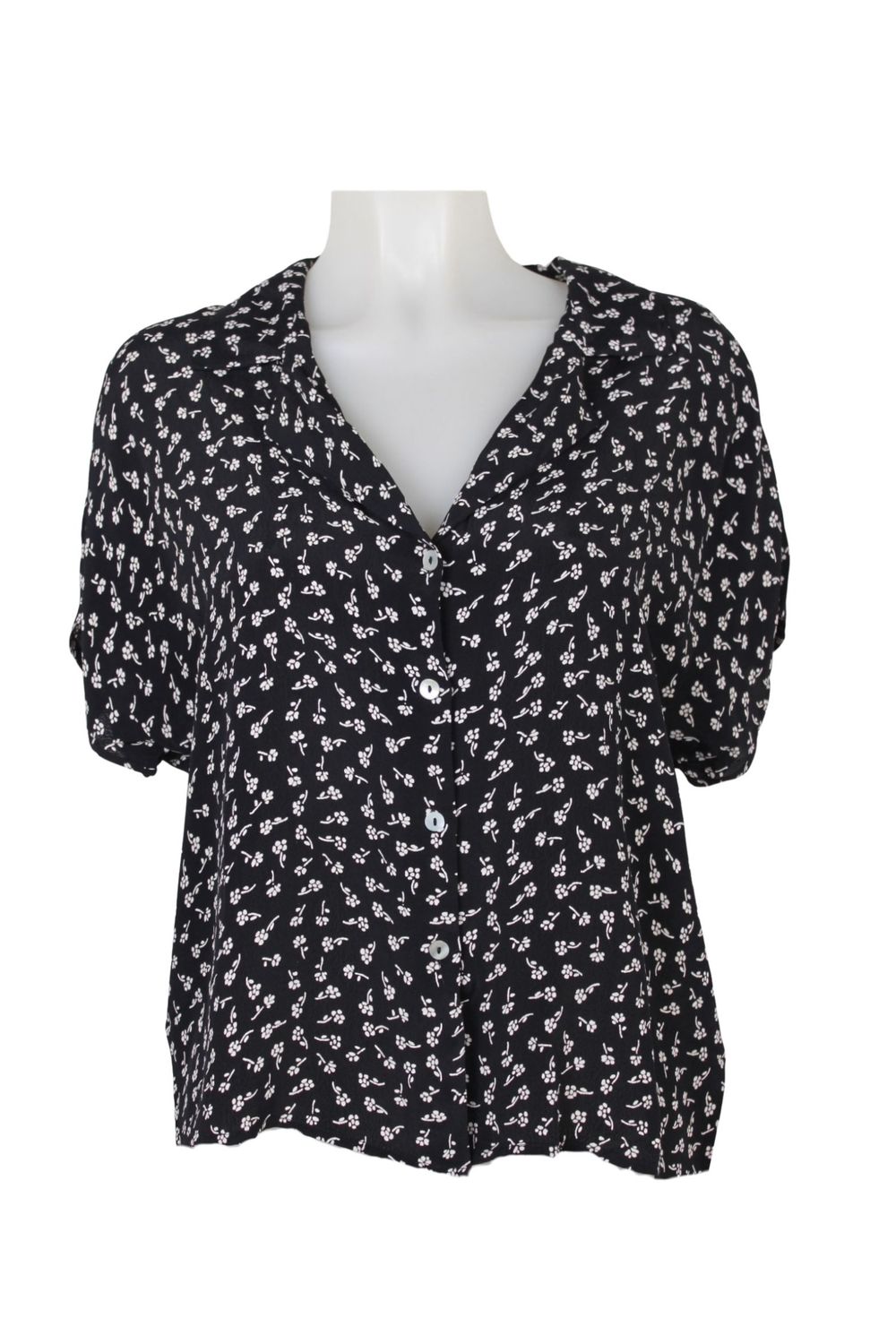 Collar Blouse Printed MC S133 poppy BS6-618