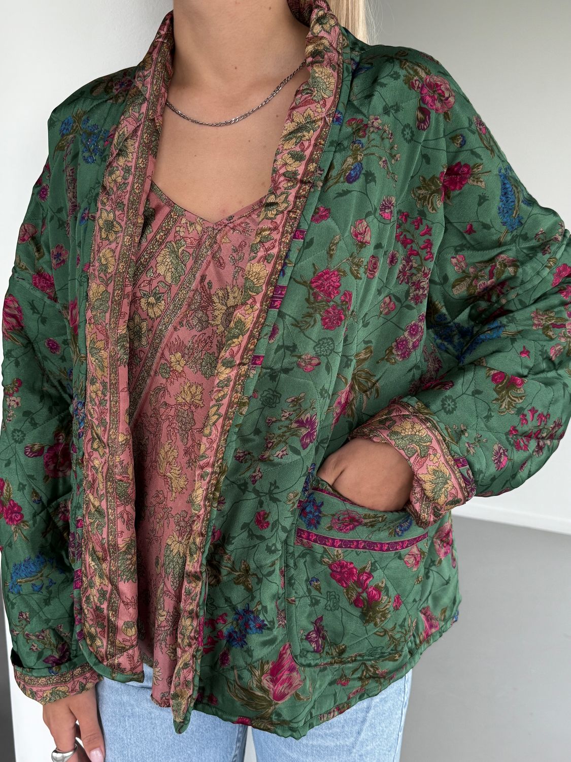 Reversible Leela Jacket 0296 combi green-terra BS6-510