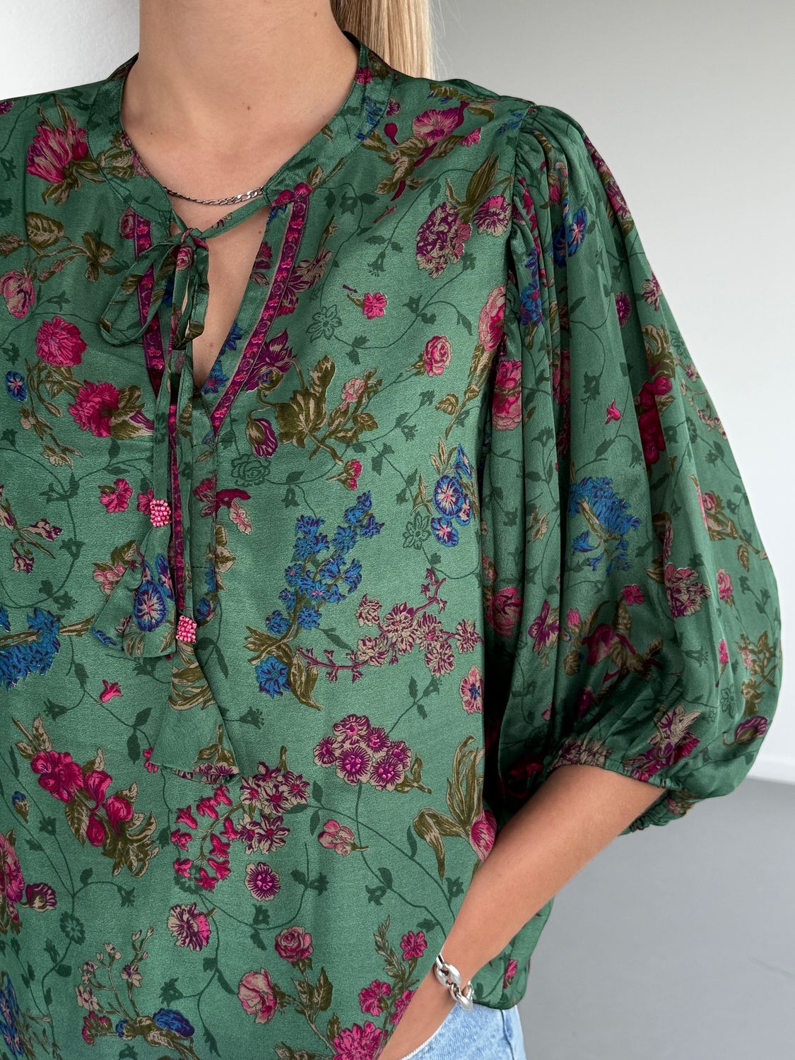 Dora Blouse Heritage 0030 green BS6-504