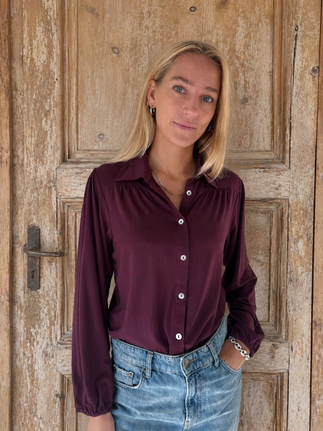 Moa Blouse 0085 vigneto BW6-755
