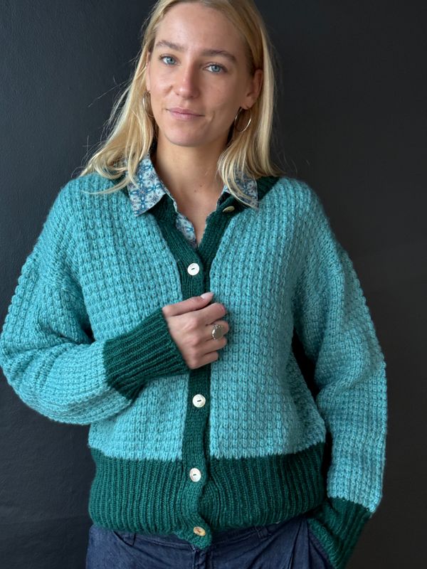 Mata Vest Mohair MH34 blue/tosca BW6-803