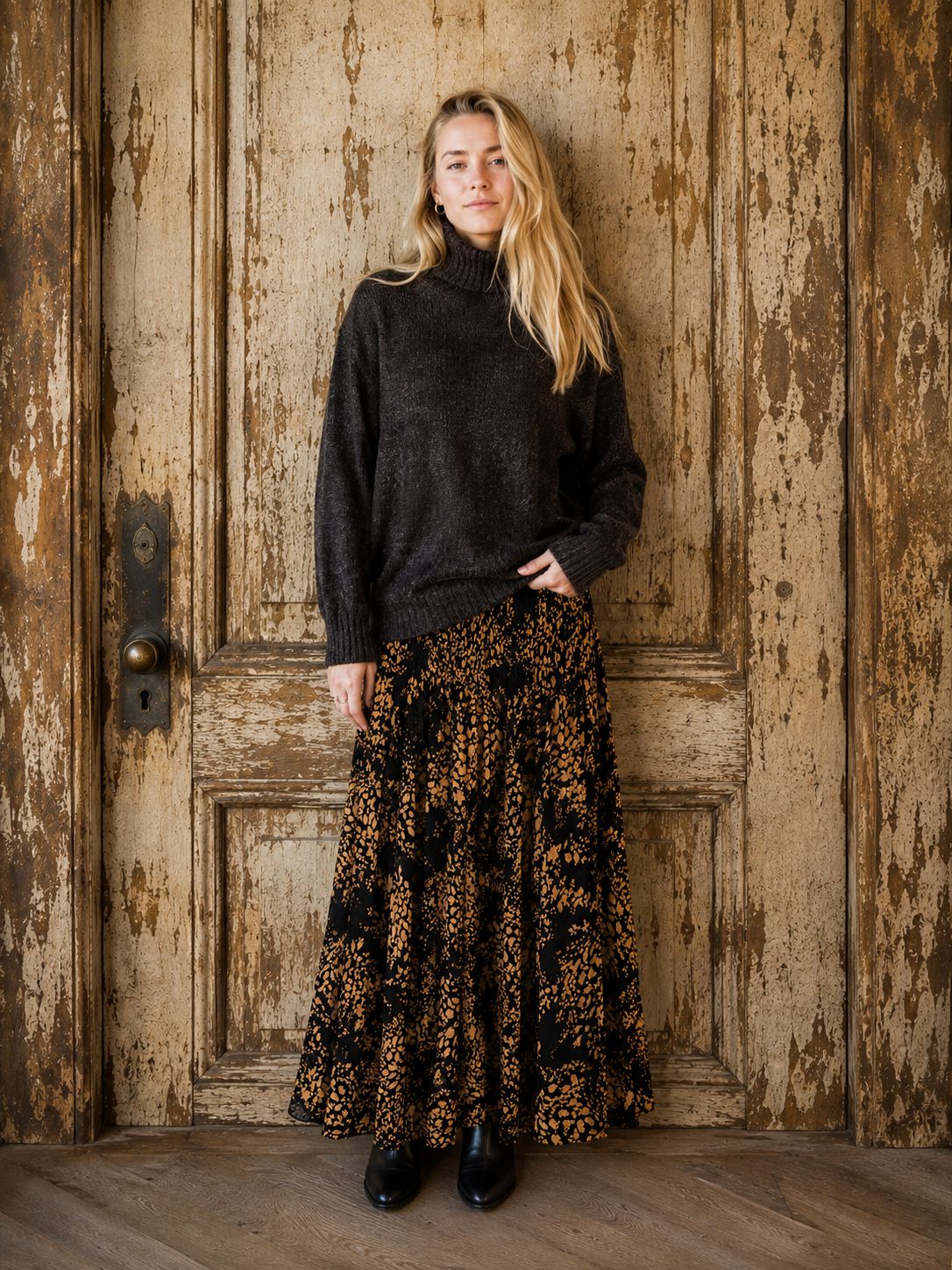 Ciska Skirt Cr.Rayon Pr. 0195 camilla BW6-480