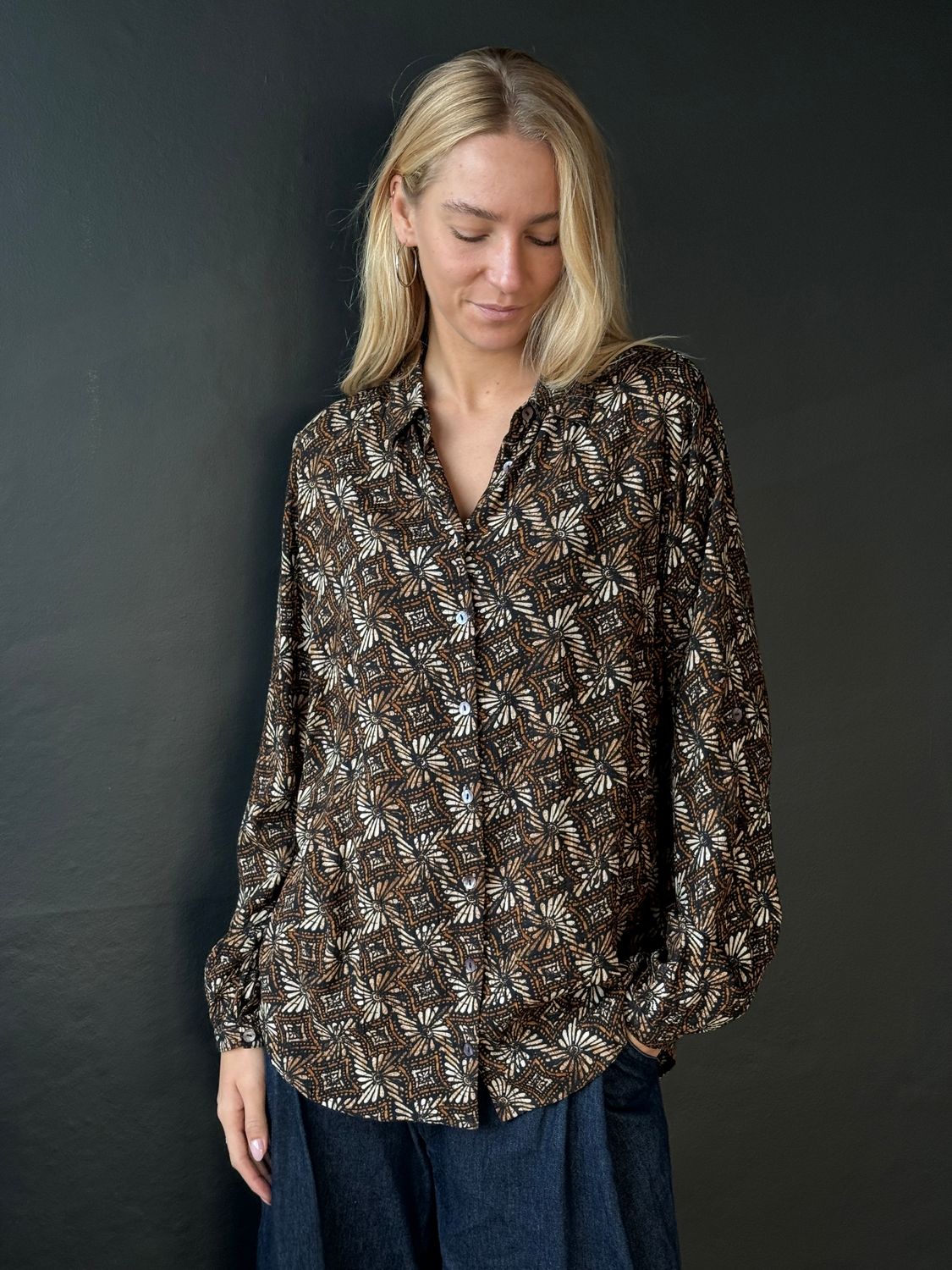 Basic Blouse RC S124 taro BW6-533