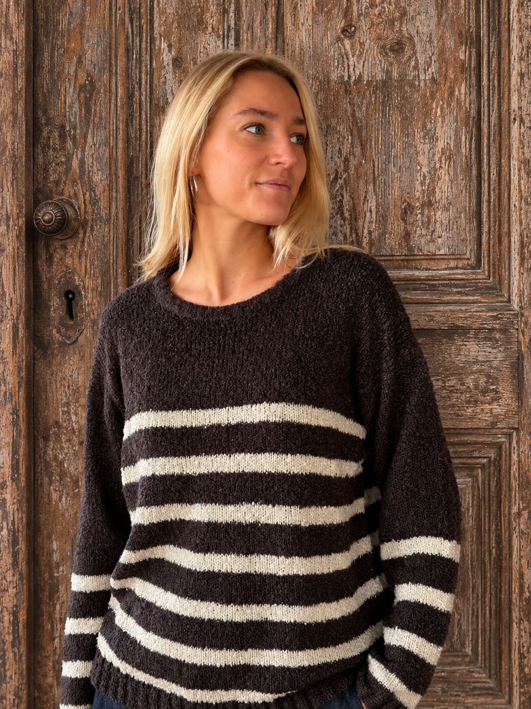 Sailor Pull Stripe Kalapin 0094 chocolate BW6-863