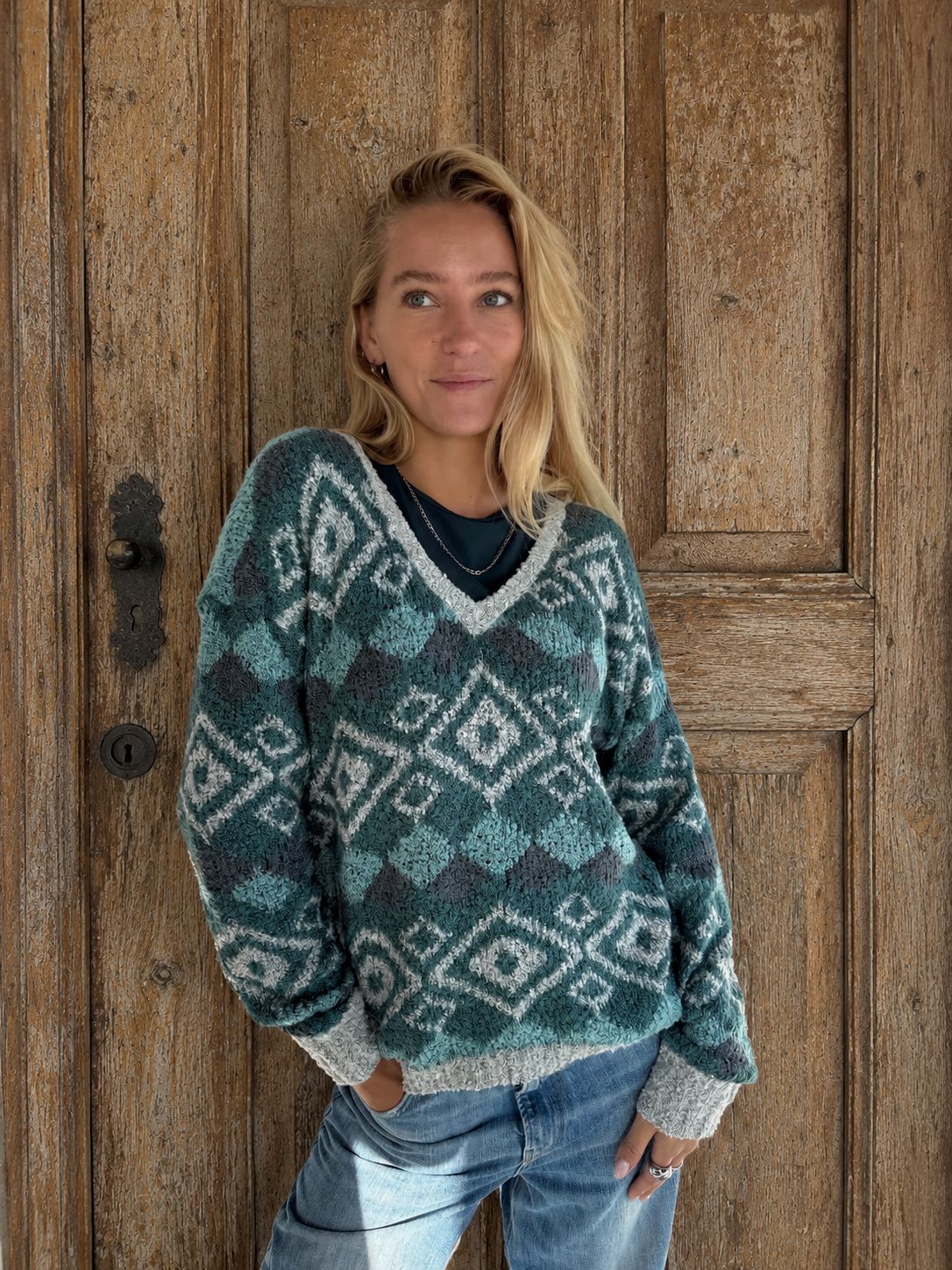Jacky Pull Jacq.Kalapin 0093 combi teal BW6-843