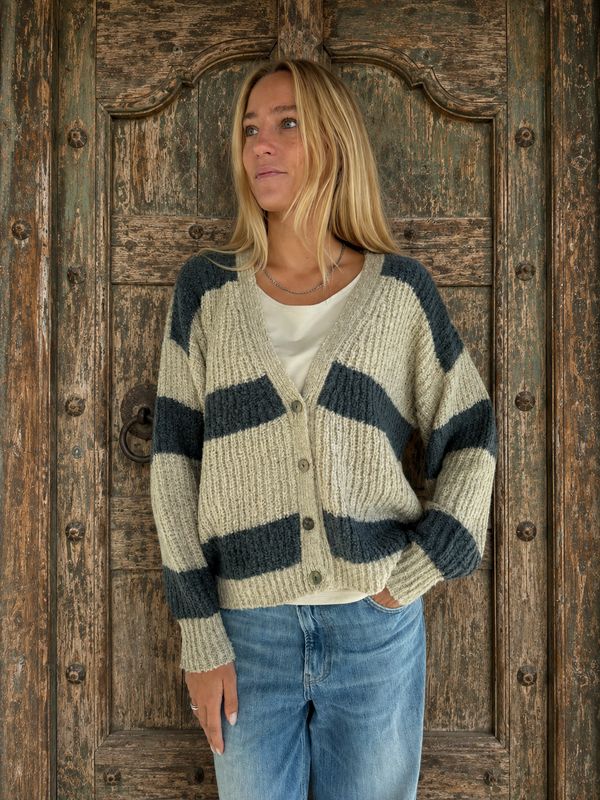 Tito Vest Stripe Kalapin 0282 mouse grey BW6-866