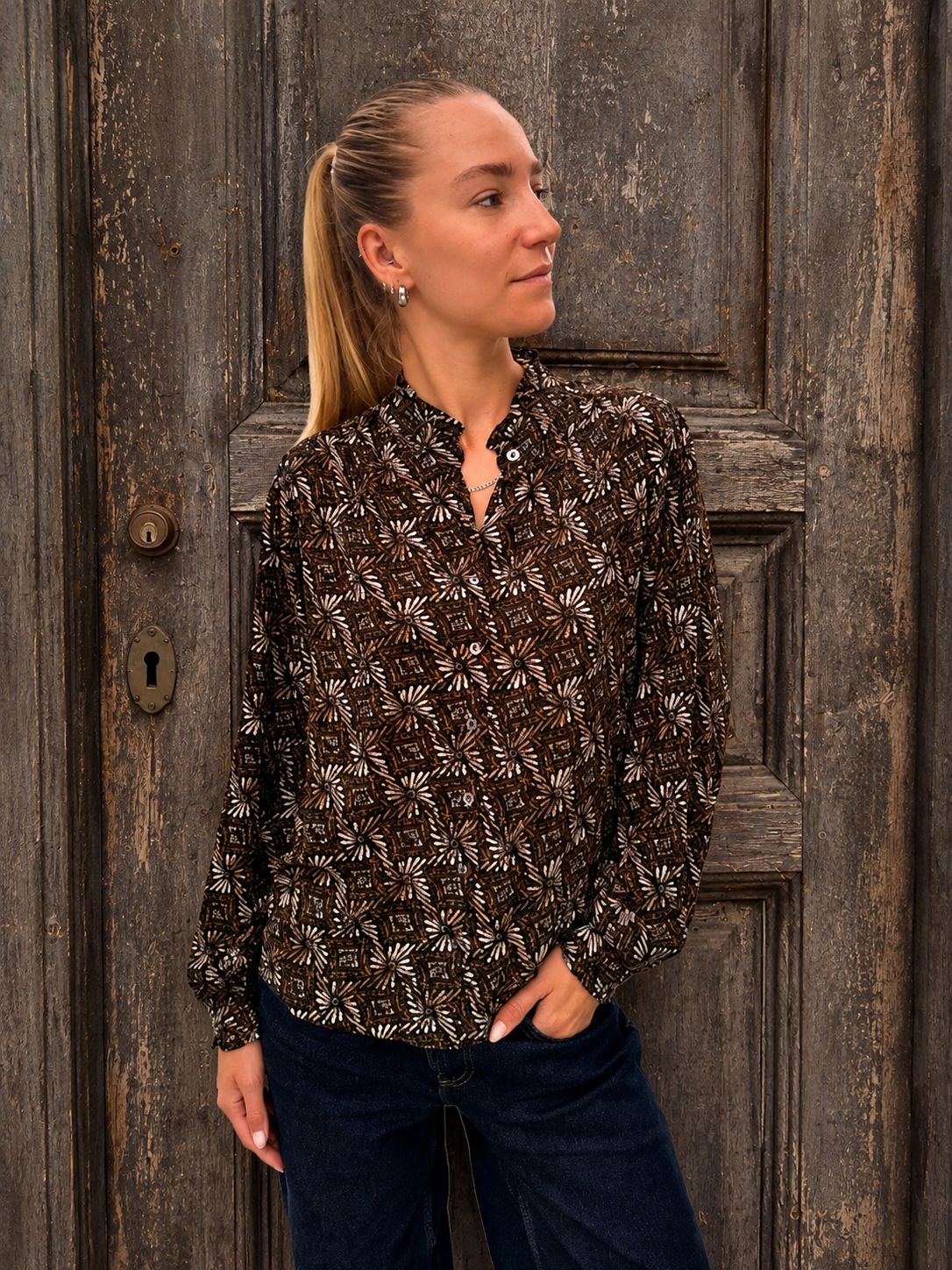 Esra Blouse RC S124 taro BW6-535