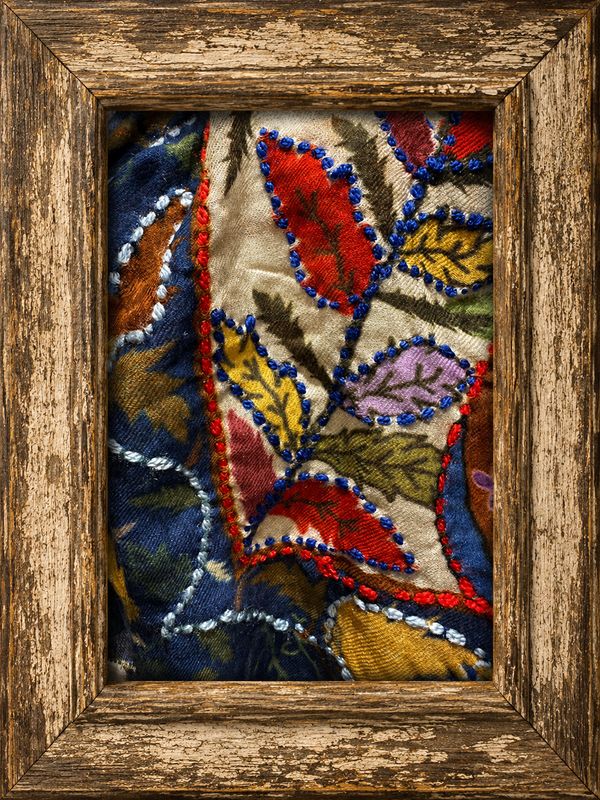 Digital Wool scarf 0003 multi BW6-901