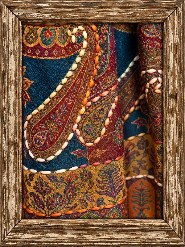 Embr Wool scarf 0039 petrol BW6-900