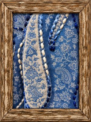 Embr Wool scarf 0040 blue BW6-900