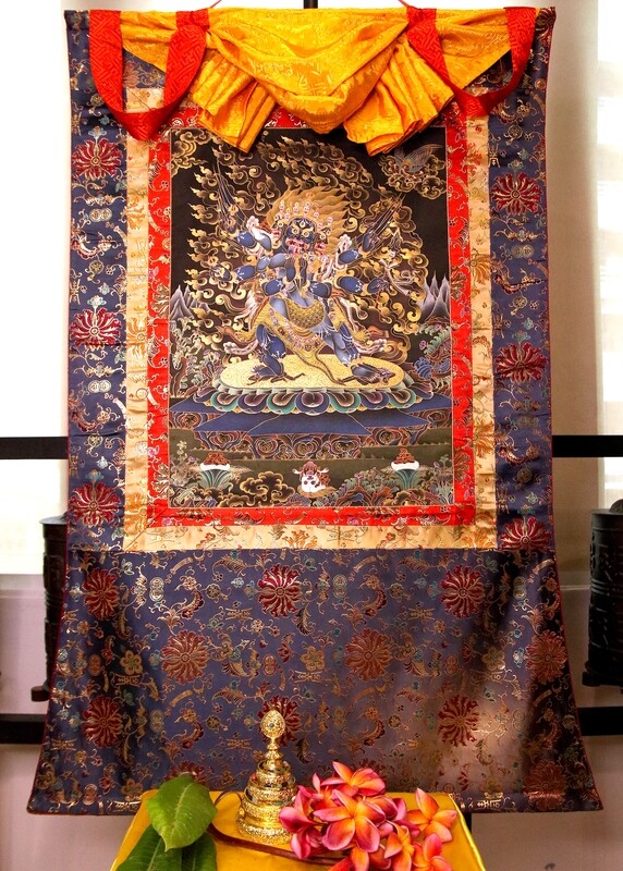 Vajrakilaya with Consort Thangka