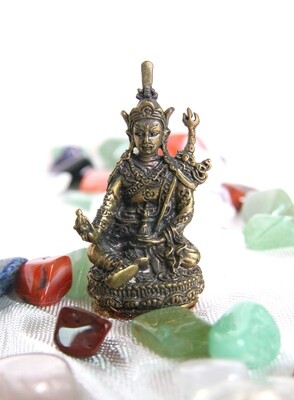 Small Brass Guru Rinpoche Statue