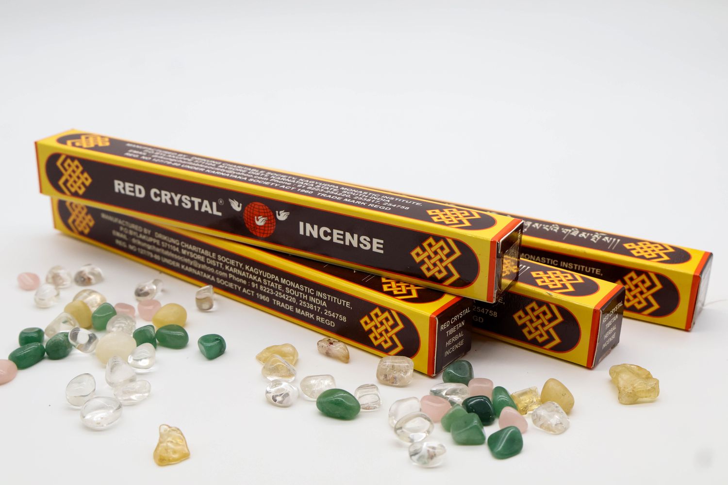 Red Crystal Incense (Long)