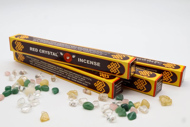 Red Crystal Incense (Long)