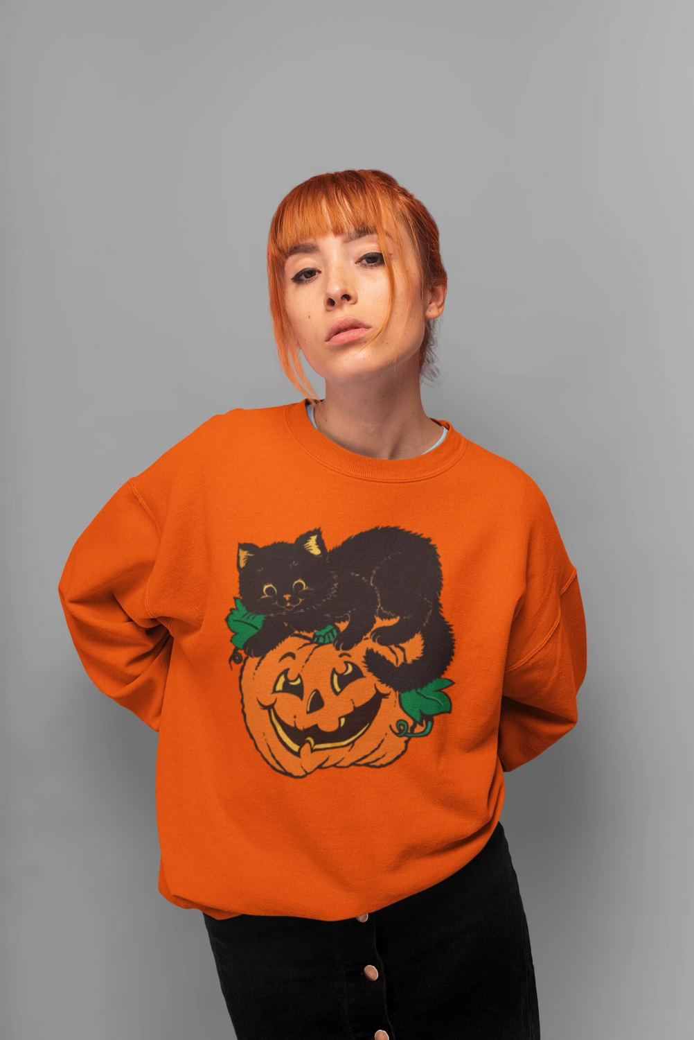retro halloween sweatshirt