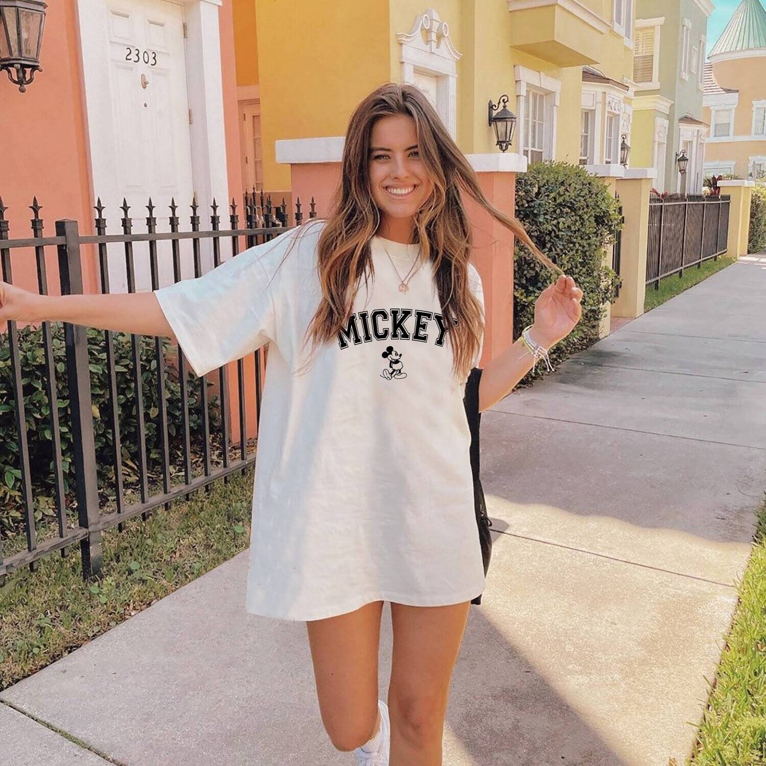 Disney Mickey Oversized Shirts, Mickey 