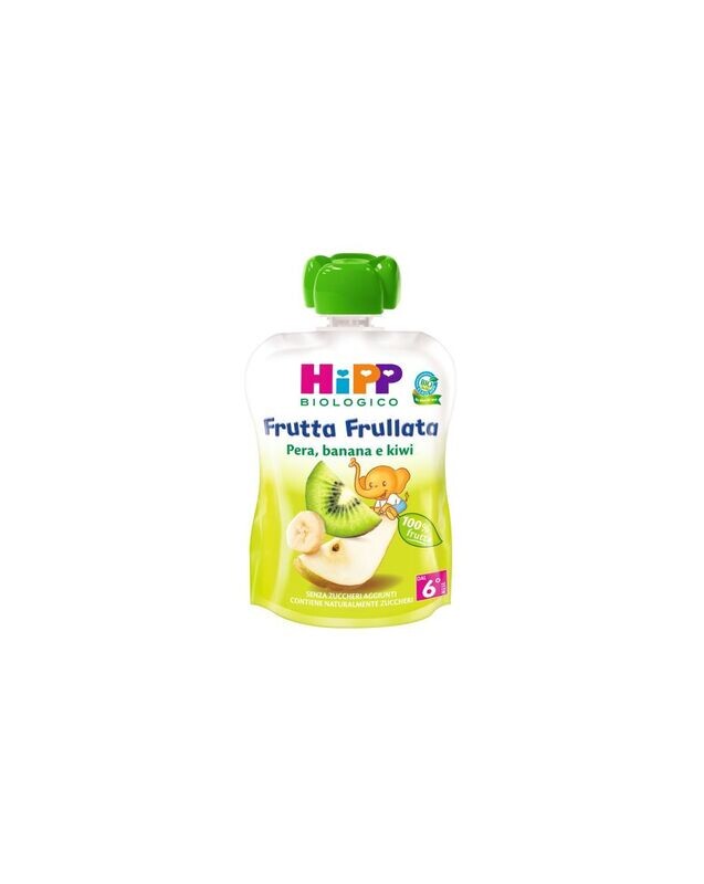 Hipp Frutta Frullata Pera Banana e Kiwi  Confezione da 90g