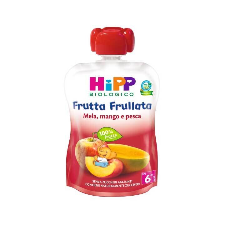 Hipp Frutta Frullata Mela Mango e Pesca Confezione da 90g