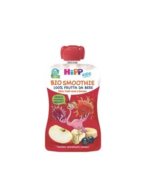 Hipp Bio Smoothies Frutta Frullata Mela Frutti Rossi e Banana 120ml