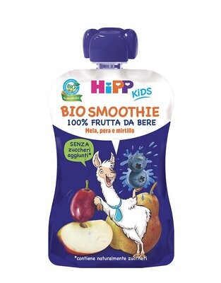 Hipp Bio Smoothies Frutta Frullata Mela Pera e Mirtillo 120ml
