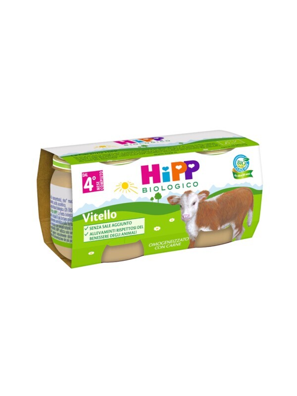 Hipp Omogeneizzato di Carne Vitello 2x80g