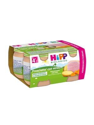 Hipp Omogeneizzato di Carne Prosciutto con Verdure 4x80g