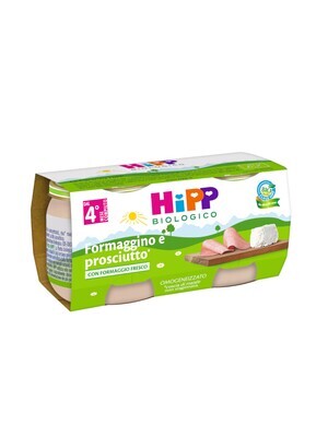 Hipp Omogeneizzato di Formaggino e Prosciutto 2x80g