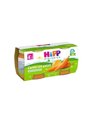 Hipp Omogeneizzato di Verdure Carote con Patate 2x80g
