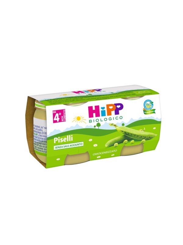 Hipp Omogeneizzato di Verdure Piselli 2x80g