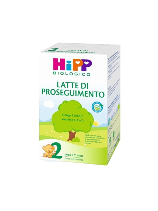 Hipp Latte 2 di Proseguimento Polvere 600g