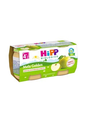 Hipp Omogeneizzato di Frutta Mela Golden 2x80g