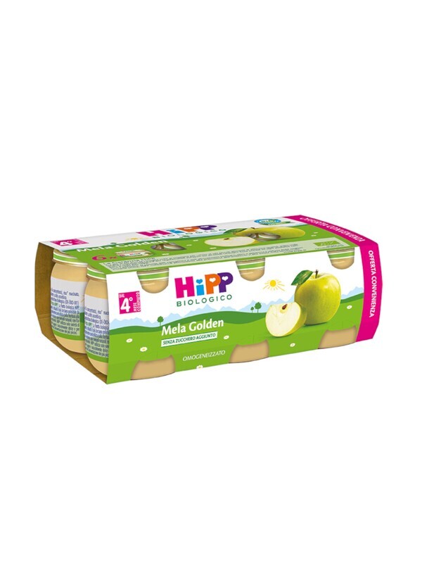 Hipp Omogeneizzato di Frutta Mela Golden 6x80g