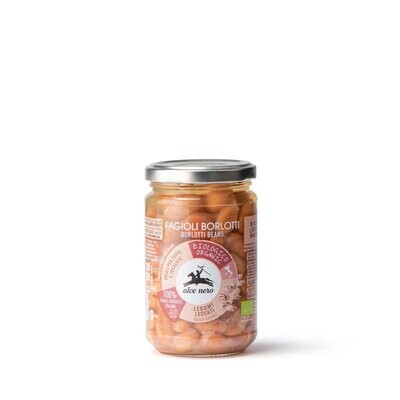 Alce Nero Legumi Fagioli Borlotti Lessati 300g