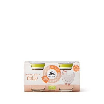 Alce Nero Omogeneizzato di Carne di Pollo 2x80g