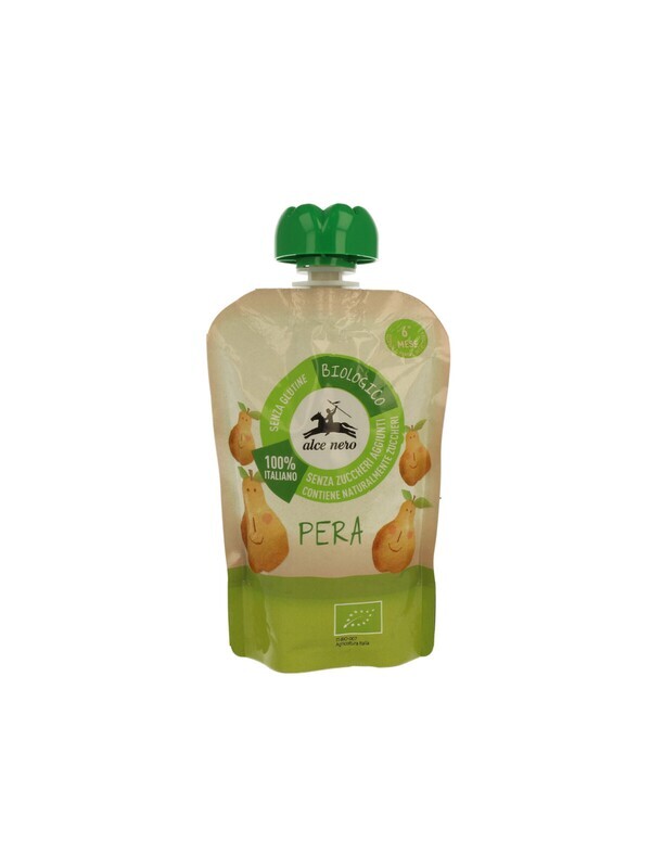 Alce Nero Puree di Frutta Pera 100g