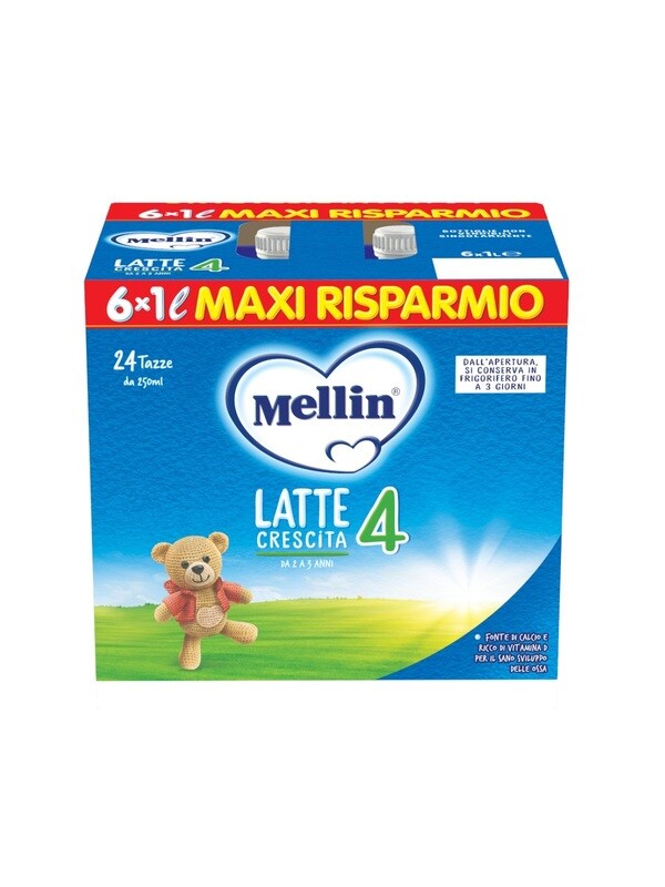 Mellin Latte 4 Liquido 6x1000ml